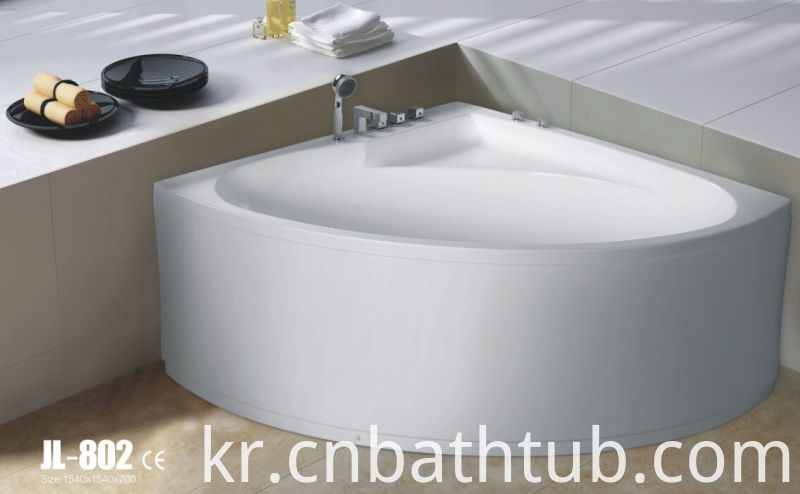 Luxury Whirlpool Corner Massage Bathtub (JL802)